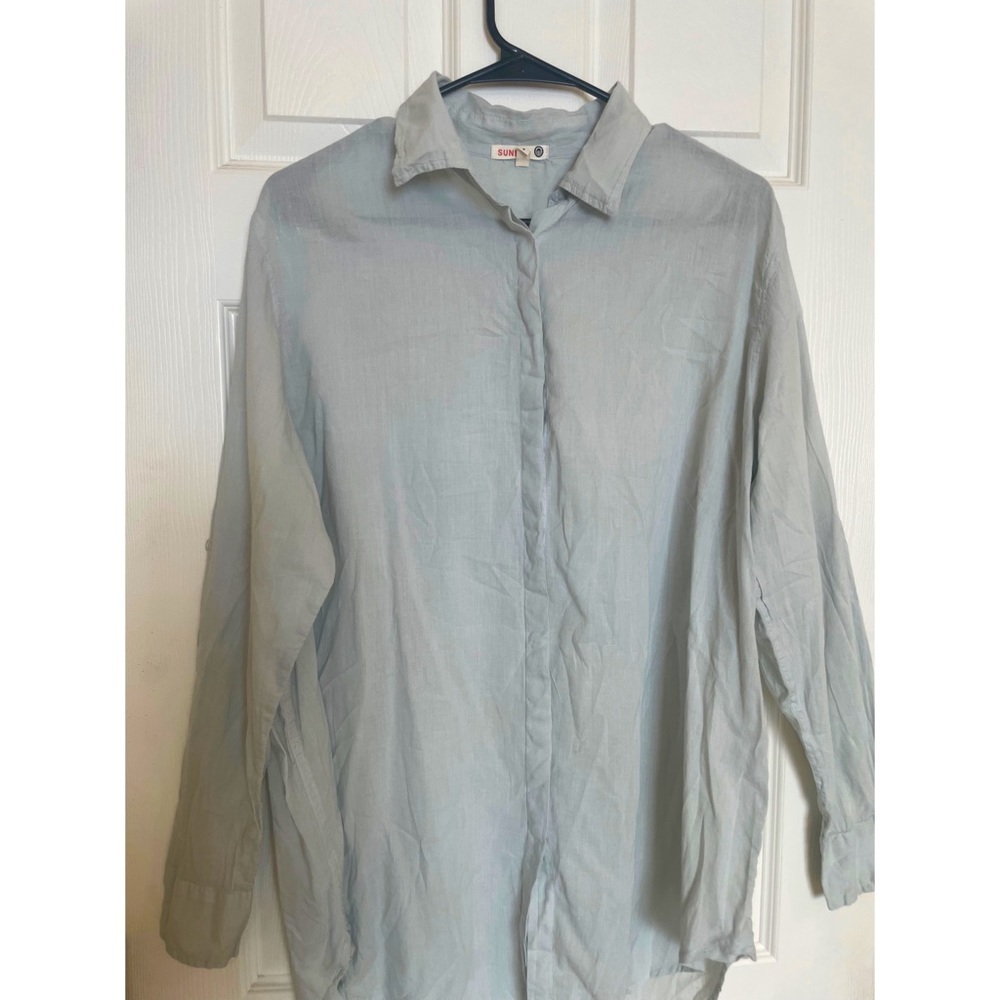 Sundry Collared Button-Down Shirt - image 2